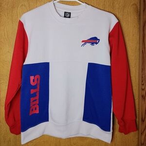 NFL Buffalo Bills Crewneck Sweater - Red, White, Blue 14/16